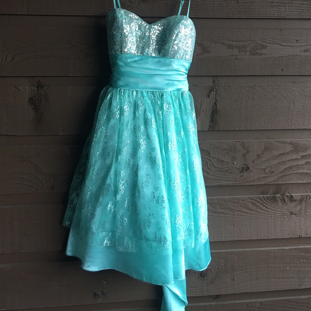 Aquamarine semi-formal Dress